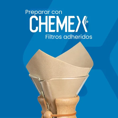 Vista 3 de Chemex Cafetera de vidrio para verter - Serie clásica - 6 tazas - Embalaje exclusivo