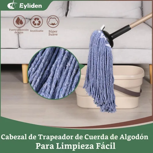 Vista 7 de Eyliden Trapeador para el hogar y comercial, cocina, garaje, limpieza