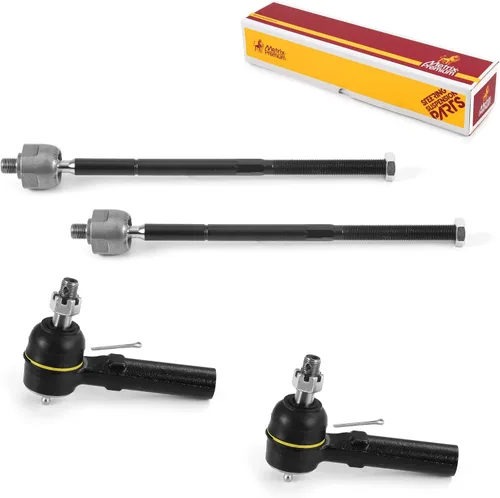 Vista 219 de Metrix Premium Chassis Parts - Kit de 4 piezas de extremos de barra de acoplamiento frontal exterior e interior compatible con Nissan Pathfinder
