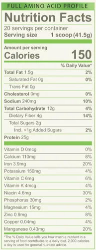 Vista 7 de Green Regimen Elite - Proteína en polvo a base de plantas, 0.88 oz de proteína completa de cáñamo y guisante, batido vegano alto en proteínas, sin