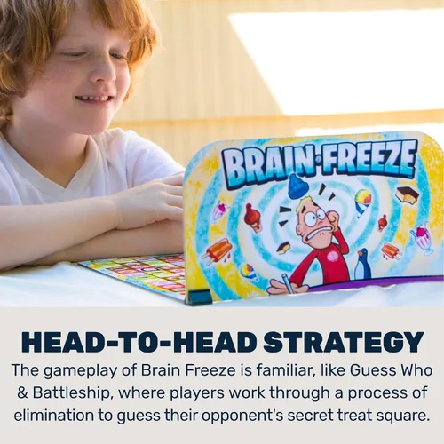 Vista 3 de Brain Freeze From MIGHTY FUN, Juego de mesa ganador de premios, para niños y familias, diversión y juego educativo para aprender estrategias