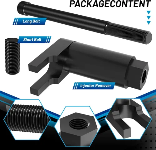 Vista 7 de Herramienta de extracción de inyector de combustible compatible con Ford Powerstroke Diesel 2011-2018 F-250 F-350 F-450 F-550 Reemplazo para 3418