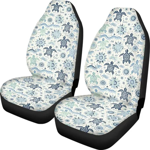 Vista 23 de Talayituse - Funda de asiento de coche con estampado de salpicaduras de pintura de la bandera americana, funda de asiento de cubo para vehículo, 4