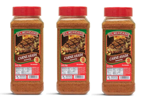 Vista 4 de El Mexicano Condimento Carne Asada 28oz (paquete de 2)