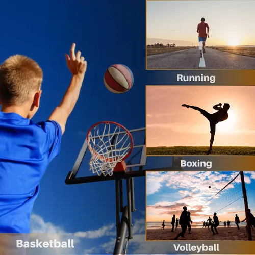 Vista 5 de Koalarun Mallas de compresión de una pierna para baloncesto para hombre 34 Capri Sports Leggings Pantalones de entrenamiento atlético, capas base