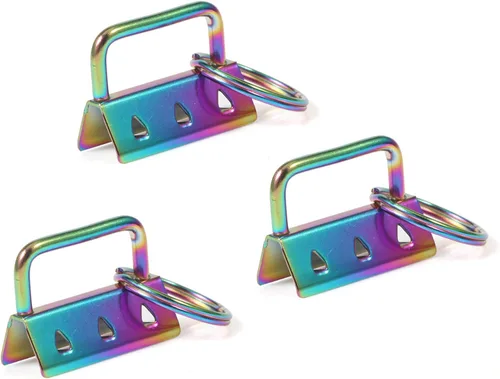 Vista 29 de SPEEDWOX Accesorios para llavero con anillo dividido, juego de correas para manualidades