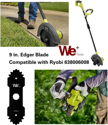 Vista 6 de Cuchilla de bordeadora de 9 pulgadas para cortador resistente