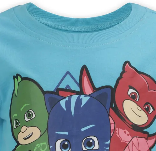 Vista 6 de PJ Masks Boys Catboy, Gekko and Owlette 3 Piece Zip Up Hoodie, T-Shirt and Jogger Pants Set for Toddler and Little Kids