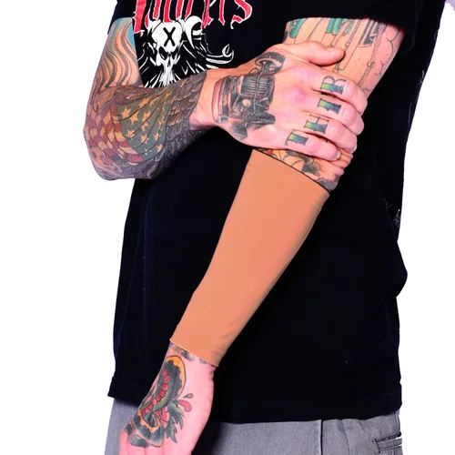 Vista 6 de Tat2X, manga para cubrir tatuajes Ink Armor Premium, manga para antebrazo de 9 pulgadas (manga simple)
