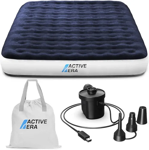 Vista 2 de Active Era Colchón de aire de lujo para acampar Saco de dormir Queen