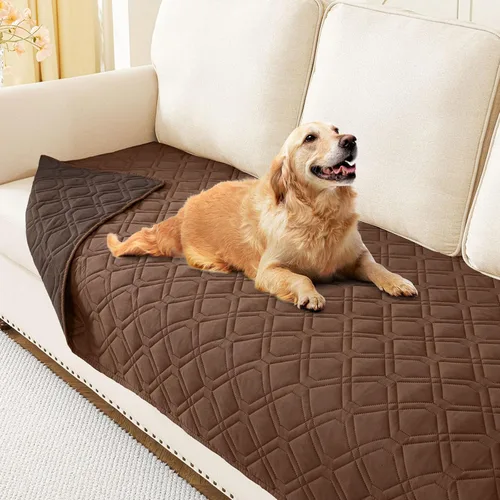 Vista 117 de hyha - Manta impermeable para cama de perro, mantas suaves para mascotas, funda impermeable para sofá para perros, fundas reversibles lavables