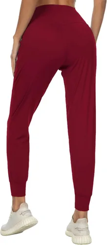 Vista 52 de Kcutteyg - Pantalones deportivos con bolsillos para mujer, diseño suave, ligero y de secado rápido, para entrenamiento, gimnasia, yoga y correr