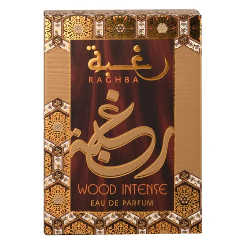 Vista 3 de Lattafa Raghba Wood Intense para Eau de Parfum en espray unisex, 3.4 onzas