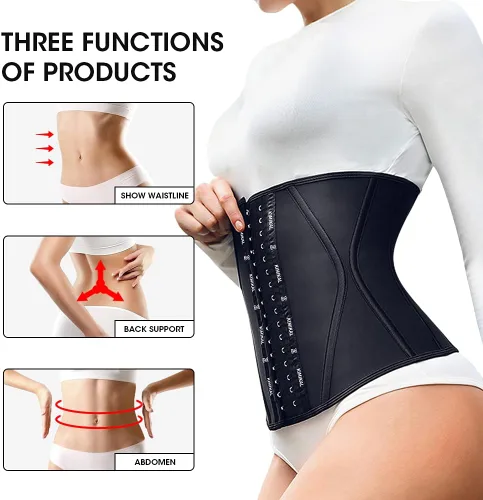 Vista 5 de KIMIKAL Corset Waist Trainer Waist Cincher Shapewear Fajas Colombianas Waist Trimmer Tummy Control