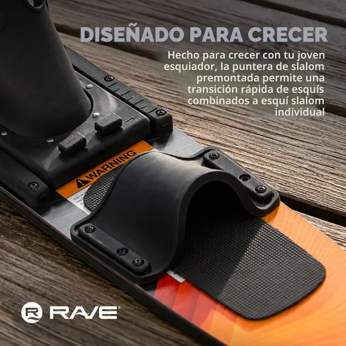 Vista 3 de RAVE Sports Jr. Shredder - Esquís acuáticos juveniles