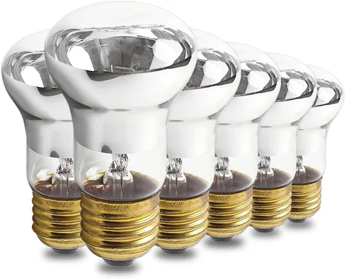 Vista 7 de Seentech R39 E17 - Bombilla incandescente de repuesto reflectora de 25 W, 120 V, luz blanca cálida ajustable, bombilla de repuesto para lámpara