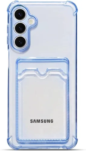Vista 51 de Tuokiou para Samsung Galaxy A16 Funda, Fundas Protectoras Transparentes con Ranura para Tarjetas, Funda Cartera de TPU Suave Ajuste Delgado