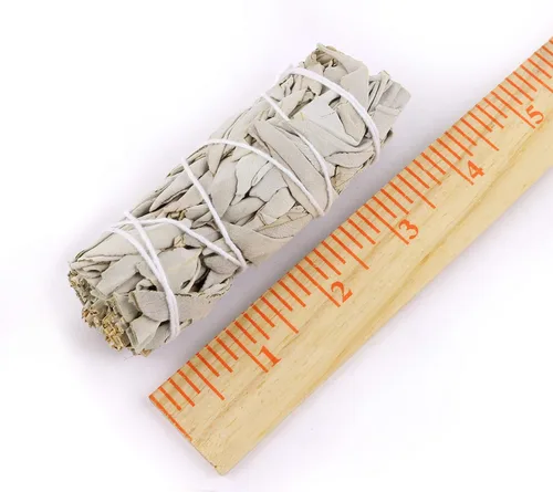 Vista 8 de Ancient VEDA - Varillas de salvia blanca de 4 pulgadas a granel con guía de inicio (paquete de 12) Varillas para manchas de salvia para limpieza