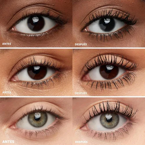 Vista 3 de Smashbox Super Fan - Máscara alargadora de pestañas Volumen en abanico + longitud, rímel de larga duración sin aglomeración, 0.34 onzas líquidas