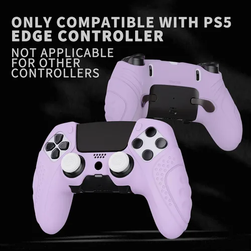 Vista 82 de PlayVital Guardian Edition Anti-Slip Ergonomic Silicone Cover Case for ps5 Edge Controller, Soft Rubber Protector Skin for ps5 Edge Wireless
