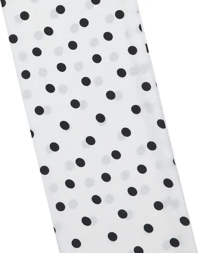 Vista 5 de Allegra K Bufandas para el cuello de bufanda de lunares retro retro para mujer, banda larga para el pelo