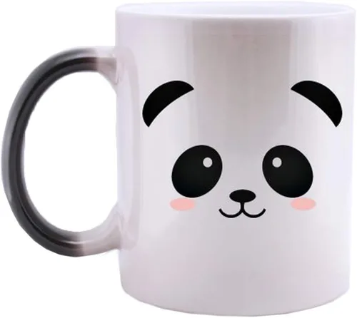 Vista 15 de Caliamary Halloween Color Changing Mug – 11oz Heat Sensitive Coffee Cup with Black Cat & Pumpkin, Novelty Ceramic Mug, Fun Gift for Friends, Women