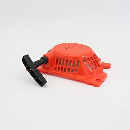 Vista 4 de Motosierra de repuesto fácil de arrancar con dos poleas de arranque de retroceso de resorte, compatible con 4500 5200 5800 45cc 52cc 58cc piezas