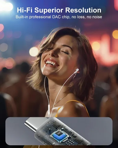 Vista 10 de Auriculares con cable para iPhone 18 17e 17 Pro Max 17Pro Air Pods 16e 16