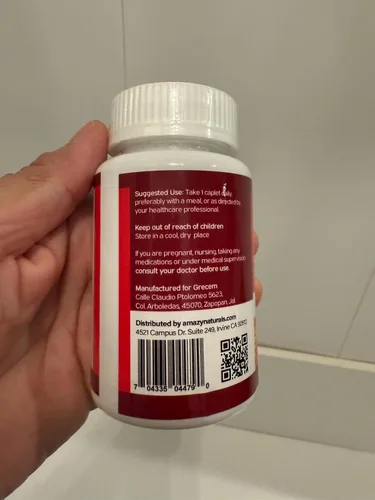 Vista 5 de Suplemento de cúrcuma de cúrcuma, 850 mg, 30 cápsulas