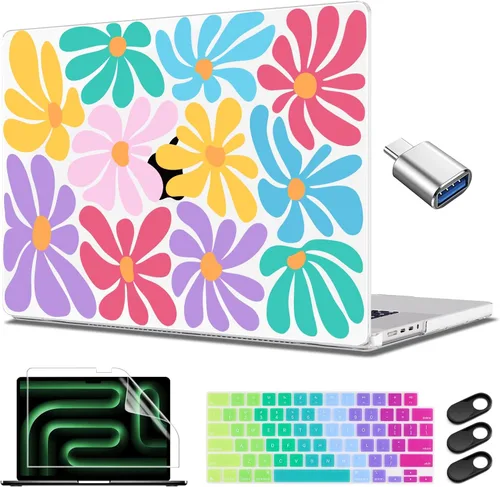 Vista 42 de CISSOOK Funda para MacBook Pro de 14 pulgadas 2025-2021 Release M5 A3434 M4 A3401 A3112 A3185 M3 A2918 A2992 M2 A2779 M1 A2442, carcasa rígida