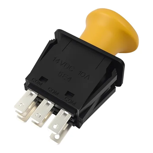 Vista 24 de 4174684 Interruptor de toma de fuerza de embrague de cortacésped, 8 terminales de 10 amperios, apto para cortacésped Dixie Chopper y compatible