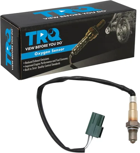 Vista 108 de TRQ Sensor de Oxígeno O2 de 4 Hilos de Banda Estrecha Compatible con VW Atlas 2.0L 2018-21, VW GTI 2.0L 2016-18, Audi A3 Quattro 2.0L 2015-18, VW