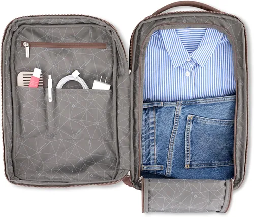 Vista 4 de Samsonite Mochila de viaje Better Than Basic, Chocolate Malva, Mochila Better Than Basics