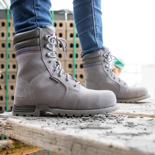 Vista 8 de Cat Footwear Botas de trabajo Echo impermeables con punta de acero para mujer
