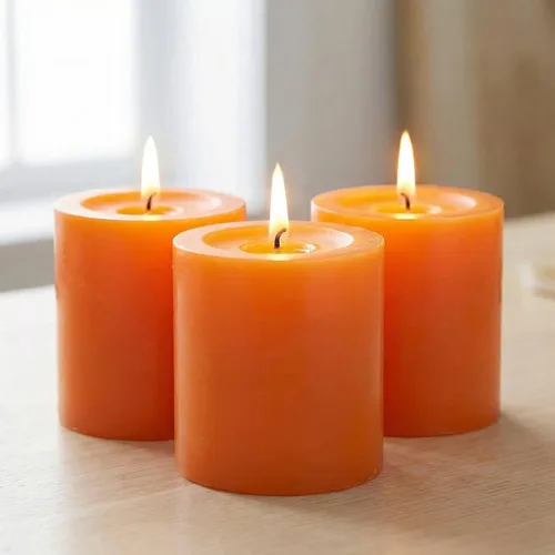 Vista 38 de Richland® Juego de 20 velas de pilar de 2 x 3 pulgadas, color marfil sin perfume