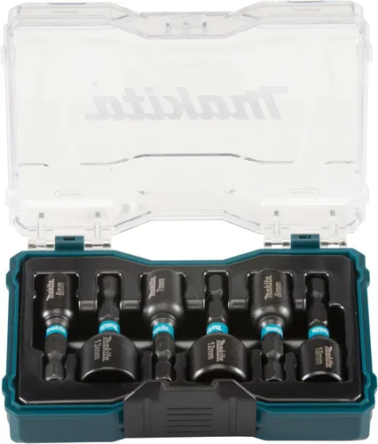 Vista 2 de Makita E-15768 Juego de 6 piezas de destornilladores de impacto negros para tuercas