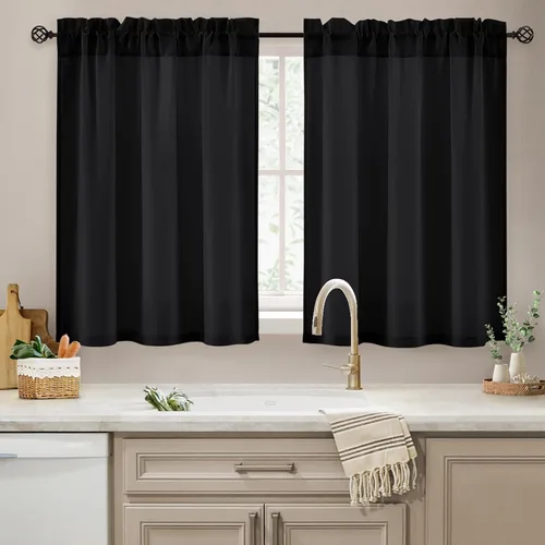 Vista 15 de HOMEIDEAS - Cortinas semitransparentes de privacidad blancas que no se transparentan, 52 x 96 pulgadas Blanco