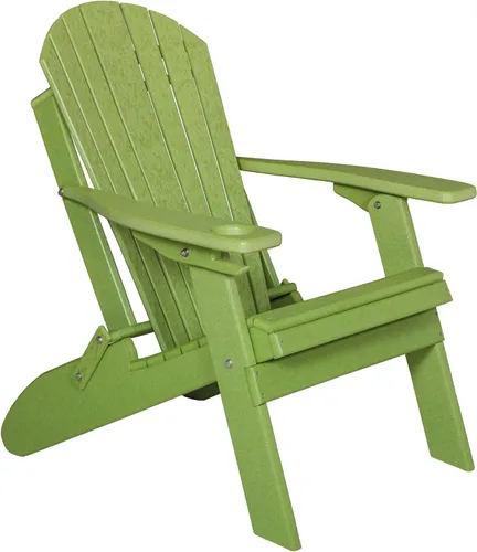 Vista 26 de Furniture Barn USA Silla Adirondack plegable de polietileno, azul Aruba Azul (Aruba Blue)
