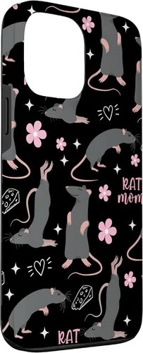 Vista 3 de Funda para iPhone 13 Pro Max Rat Mom Cute Rat Owner Keeper Pet Lover