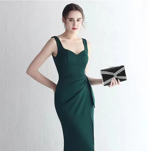 Vista 2 de CARIEDO Bolso de noche para mujer, bolso de mano de tela para novia, para boda, graduación, noche, fiesta
