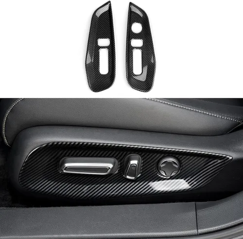 Vista 19 de Calcomanías de ventilación de salida de CA para Honda Accord 2018-2022, accesorios de 10ª generación, calcomanías de fibra de carbono ABS