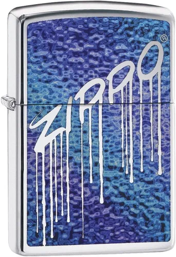 Vista 29 de Zippo Encendedor de bolsillo con diseño de patrón de 540 colores que brilla en la oscuridad Logotipo de 540 colores que brillan en la oscuridad