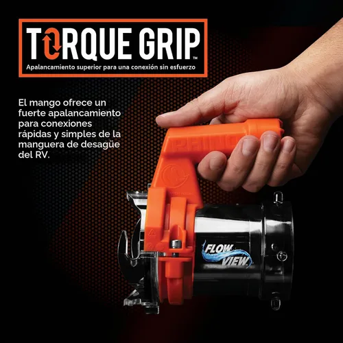 Vista 4 de Camco Rhino RV Extensión de manguera de alcantarillado PRO - Extensión