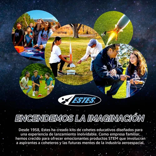 Vista 6 de Estes 2265 - Paracaídas de 15 pulgadas, accesorio de recuperación de cohetes modelo de cohete, accesorios para mayores de 10 años