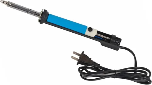 Vista 7 de Aramox 30W 2 en 1 Soldador eléctrico y bomba de desoldadura, herramienta de reparación de aleación de aluminio con protección a tierra
