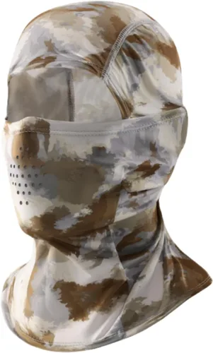 Vista 4 de Pasamontañas de camuflaje para hombres y mujeres, protección solar UV, bufanda para el cuello, bufanda para la cabeza, transpirable, motocicleta