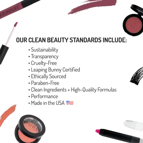 Vista 5 de Lápiz labial natural para mujer, tintes de alto pigmento, libre de crueldad, lápiz labial orgánico fabricado en Estados Unidos, cosméticos seguros