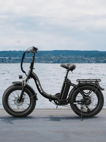 Vista 10 de Heybike Ranger 2.0 Folding Electric Bike for Adults, 1400W Peak Motor Ebike