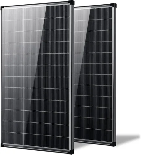 Vista 11 de Panel solar bifacial de 100 W, tipo N 12 V, 18 BB, 25 % de alta eficiencia A+ de celda monocristalina IP68, panel solar impermeable para caravana
