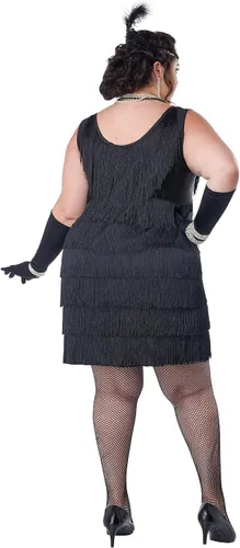 Vista 5 de California Costumes disfraz estilo moda charlestón talla grande, para mujer